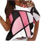 thumbnail image 1 of Camiseta sin tirantes con estampado de amor de manga corta y cuello redondo de verano para mujer Blusas OAVQHLG3B Store  lin121212, 1 of 5