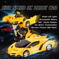 thumbnail image 5 of Coche Transform con control remoto HUOGUO Rc Robot a escala 1/18, 5 of 5