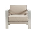 thumbnail image 5 of GDF Studio Jensen Outdoor Patio Club Chairs with Beige Cushions, Set of 2, 5 of 5