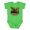 Apple Green, variant on Wasilla Alaska Moose Nature Scene Wilderness Boys or Girls Baby Bodysuit