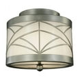 thumbnail image 2 of Meyda Tiffany 140084 Revival Deco Cilindro 2 Light 9" Wide Semi-Flush Drum Ceiling Fixture, 2 of 5
