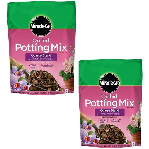 Miracle-Gro Orchid Potting Mix, 8-Quart 2 Pack Currently Ships to Select Northeastern & Midwestern States 2