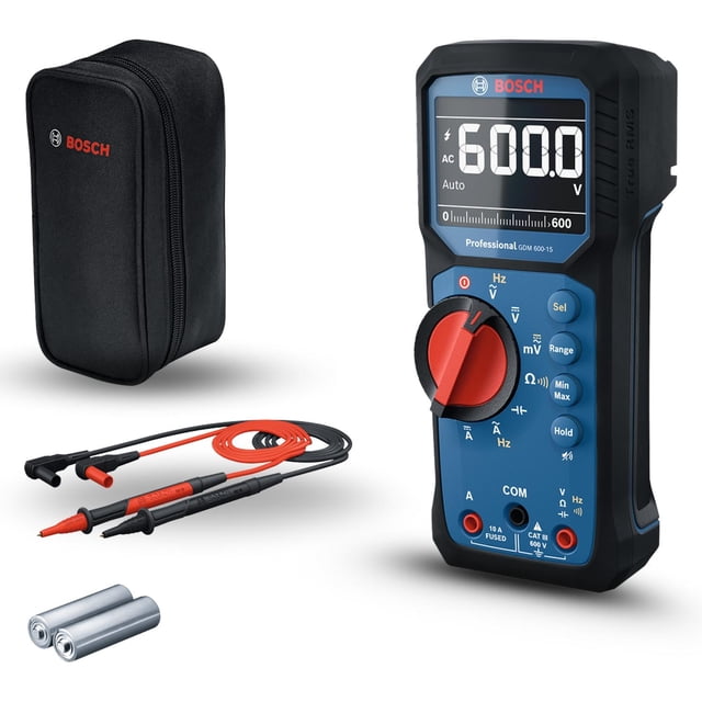 Multímetro Bosch Professional Ip65 GDM 600-15 Preciso Rms