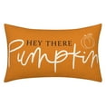 thumbnail image 6 of AQITTI Home Textile 12*20Inch Pillows Pillowcases Autumn Decorative Pillow Cover Hello Pumpkin Thanksgiving Pillow Cover Orange Sofa Cushion Cover Home Decoration Suitable for Living Room and Bedroom, 6 of 12