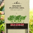 thumbnail image 4 of Outsunny Bac de Jardin Surélevé Galvanisé avec Pattes et Tablette de Rangement, Noir, 4 of 10