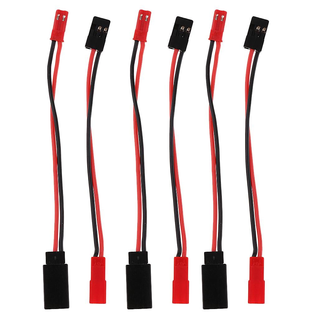 VUNIVERSUM Adaptateur XT90 Femelle Vers XT60 Mâle – 60A Continu 90A Court, Plaqué Or, Nylon – Modélisme RC