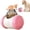 Pink, variant on Dog Food Puzzle Toy Adjustable Treat Dispensing Food Dispenser Slow Feeder Bowls Puppy Enrichment Toy Ball Dog Interactive Chase Training Toys for Small Medium Large Dogs(Green)