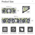 thumbnail image 3 of Yayeee Faucet Mat for Kitchen Sink 14.7" Diatomite Long Splash Guard Pad, Retro Floral Pattern, 3 of 7