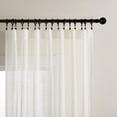 thumbnail image 2 of Cortinas transparentes Joydeco, color crema, 183 cm de largo, para sala de estar, 2 paneles, 2 of 8