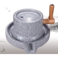 thumbnail image 4 of Nelbons  Natural Smooth Granite Manual Food Paste Mill, Hand Crank Wet Grain Grinder with Stand, 4 of 9