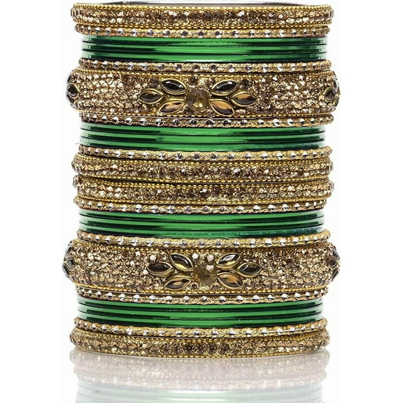 Indian Ethnic Partywear Handmade Bangles – Elegant Traditional Jewelry for Women | Designer Bracelets for Weddings, Festivals & Everyday Wear