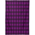 thumbnail image 2 of Unbreakable Square Tablecloths with Dust and Wrinkle Resistance-54x54In, Purple and Black Plaid Wedding Kitchen Picnic Buffet Holiday Party House Decor, 2 of 7