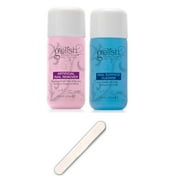 NEW Gelish Soak Off Gel Nail Polish Remover & Cleanser Bottles 120mL + Nail File