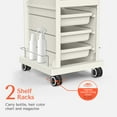 thumbnail image 4 of TASALON Upgrade Salon Trolley Cart with Wheels for Salon Station, 6 Drawer Salon Rolling Cart for Extra Storage, Multipurpose Salon Cart, Beauty Cart, Tattoo Cart, Hair Cart for Hair Stylist - White, 4 of 7
