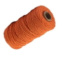 thumbnail image 3 of Cuerda de algodón hecha a mano, 3 mm de diámetro, cuerda de manualidades tejida de un solo color, 100 m, naranja 1 Rollo sidaley HA5320-04B, 3 of 6
