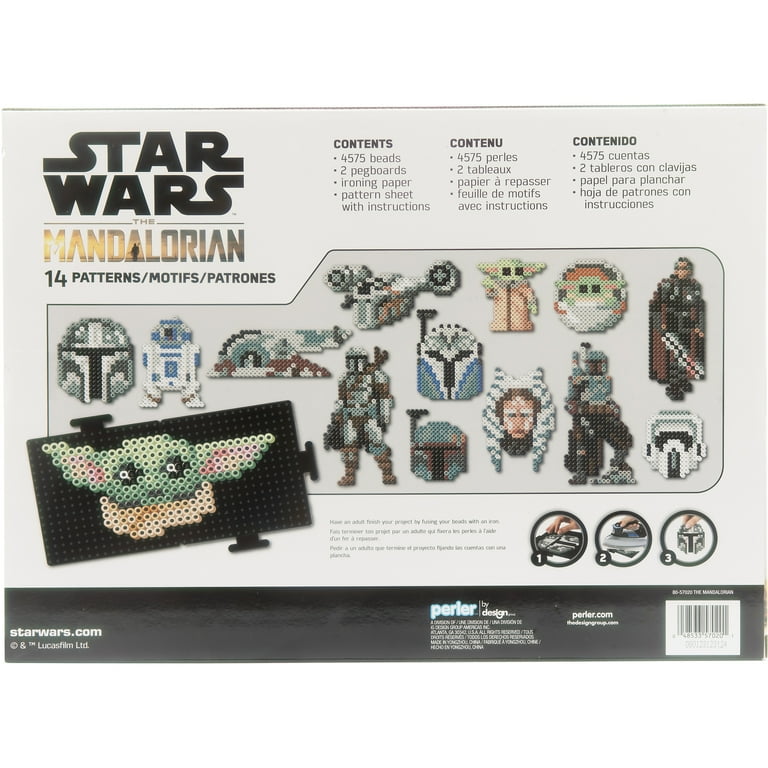Perler 80-57020 Star Wars' The Mandalorian Fused Bead Kit with 14