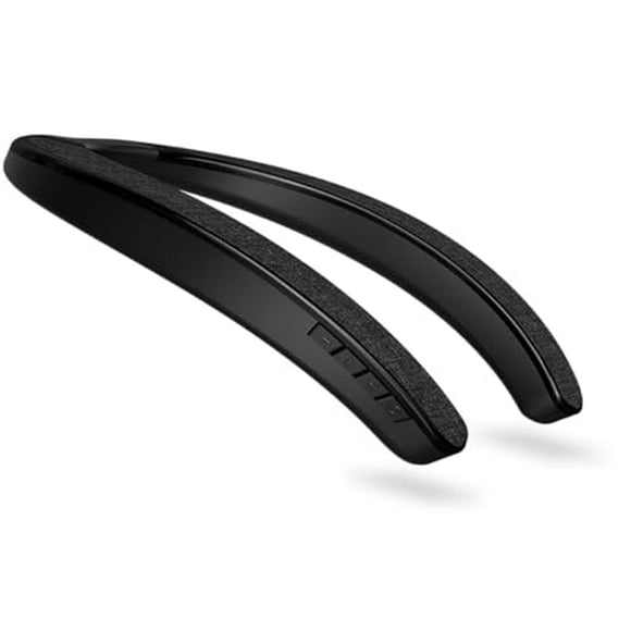 VANPEUSO Altavoz para el cuello, Bluetooth 5.3 Micrófono incorporado, Altavoces con banda para el cuello portátiles Sonido envolvente estéreo 3D (Negro)