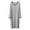 Gray, variant on JTieacloth Sleepwear for Men Male Button Sleeve Solid Color Robe Long Sleeve Pajama Dress Comfortable High Elastic Homewear Black