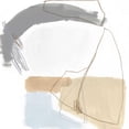 thumbnail image 3 of Vess, June Erica 15x15 Black Modern Framed Museum Art Print Titled - Overture II, 3 of 5