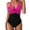X3 Red, variant on Ticikt Women Deep V One Piece Swimsuit, Color Block Waist Ruched Drawstring Slim Fit Bathing Suit,Black,XXL