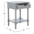 thumbnail image 5 of SAFAVIEH Landers Solid Glam 1 Drawer Accent Table, Distressed Grey, 5 of 7