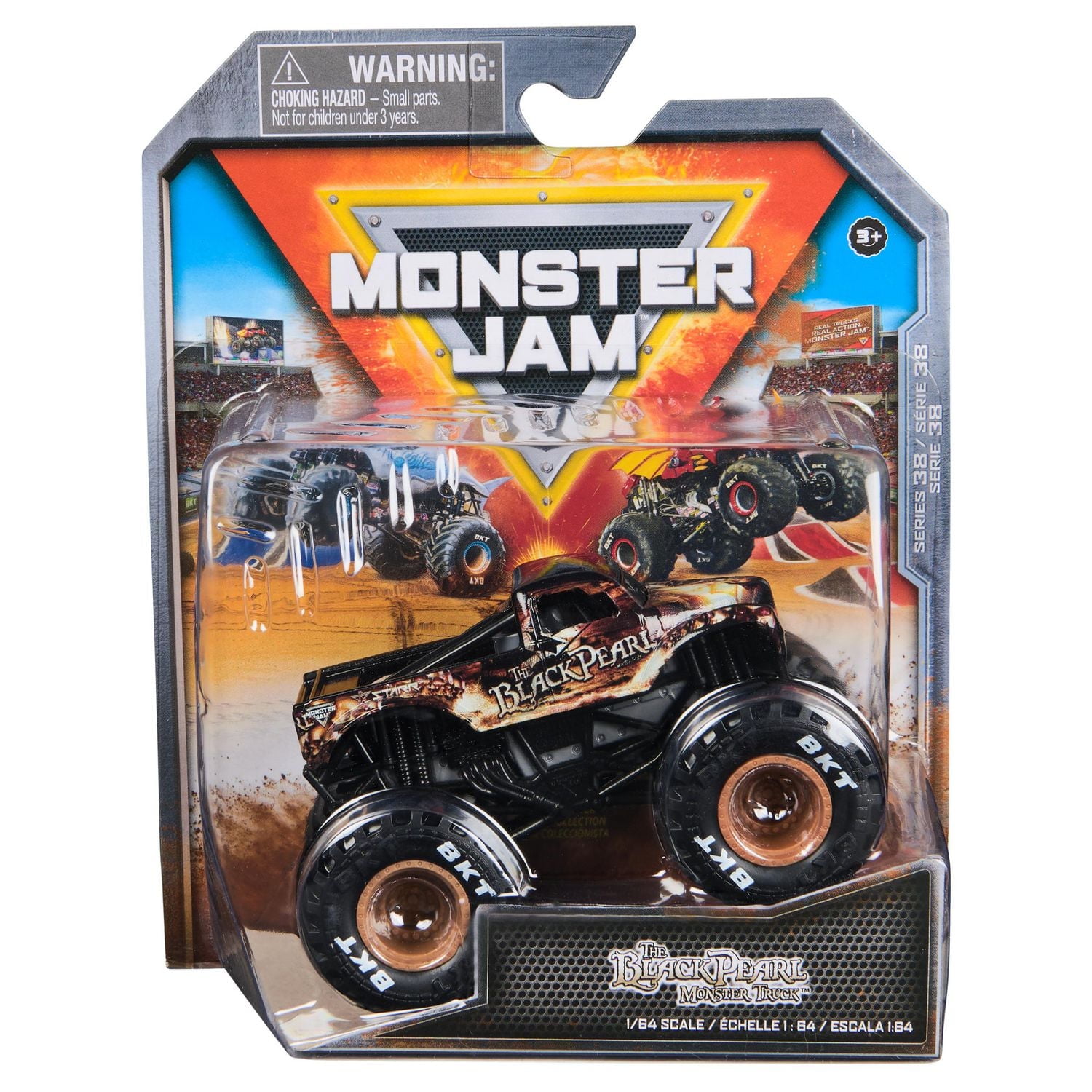 その他 FokQueenie MonsterMindToys BLACKPEARLS Monster Jam, Official The Black Pearl Monster Truck, Die