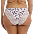thumbnail image 2 of Elomi Lucie Matching Stretch Lace Brazilian Brief (4495),2XL,Rumble, 2 of 5