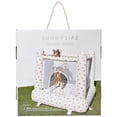 thumbnail image 2 of Sunnylife: Inflatable Bounce House - Poppy the Peach - Cream & Pink Fruit Character Design, Netted Mesh Sides, In-Outdoor Play Center, 55x50", Kids 3+, 2 of 10