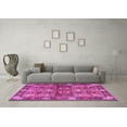 thumbnail image 3 of Ahgly Company Indoor Square Persian Pink Traditional Area Rugs, 8' Square, 3 of 4