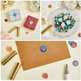 thumbnail image 6 of Brass 2 Styles Pattern Headed Wax Seal Stamp Sea Turtle Seashell Metal 15mm Mini Stamps for Wedding Invitations Envelopes Wrapping Ocean Seashell Summer DIY 1pc, 6 of 9