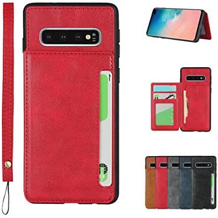 SailorTech for Galaxy S10 Plus Wallet Case, Premium PU Leather Case with Kickstand Function & Card Slots, Wristlet,