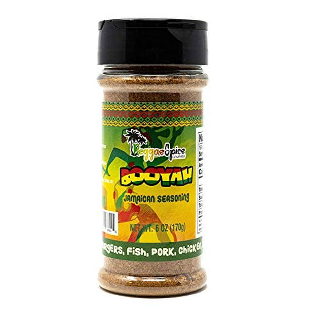 Reggae Spice Booyah Jamaican Jerk Meat Seasoning, Caribbean Jerk Powder