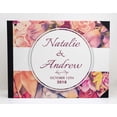 thumbnail image 3 of Darling Souvenir Multicolor Floral Hardbound Cover Printed Anniversary Wedding Guestbook Scrap book-9 x 12 Inches, 3 of 5