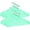 Green, variant on 20 Pack 16 Inch Non Slip Velvet Hangers with 360° Swivel Hooks, Cascade Design, Space Saving Light Purple Clothes Hangers