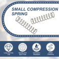 thumbnail image 4 of Compression Spring 6 mm OD 0.6 mm Wire 25 mm Free Length Extension Spring for DIY Projects (Silver Tone, Pack of 10), 4 of 7