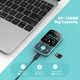 AGPTEK 32GB Lecteur MP3 avec Clip, Bluetooth 5.0, Lecteur de Musique Sonore Sans Perte avec Brassard pour les Sports, Prend en Charge l'Enregistrement Radio Podomètre FM, Extensible jusqu'à 128GB (A65 - Bleu) – image 5 sur 9