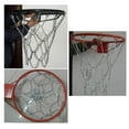 thumbnail image 3 of OULII 2 Pcs Sports Netting Heavy Duty Silver Basketball Training Net for Schools, 3 of 5
