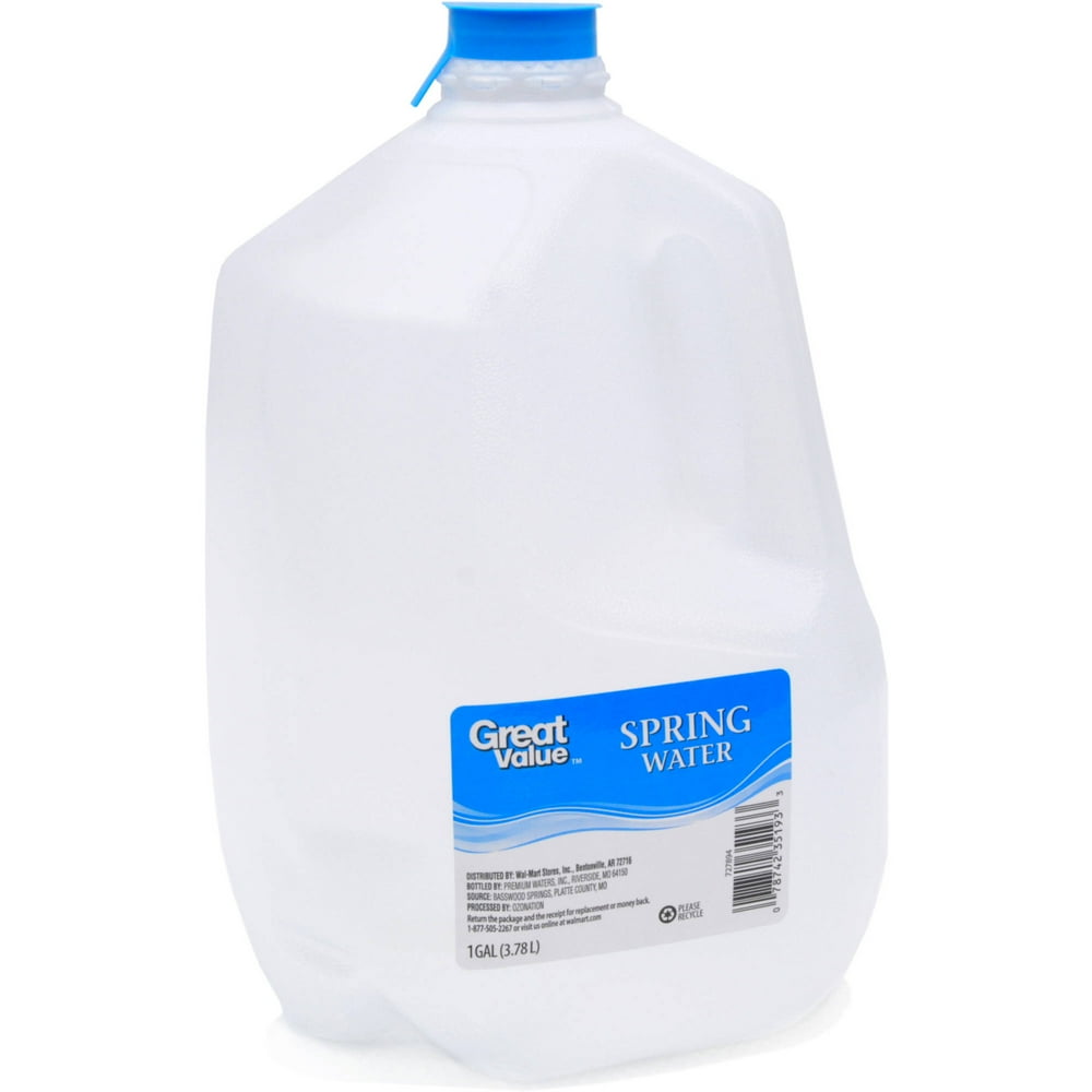 Great Value Spring Water, 1 gal