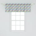 thumbnail image 2 of Ambesonne Cactus Valance Pack of 2, Vintage Latin American, 54"X18", Multicolor, 2 of 4
