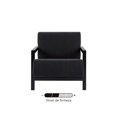 thumbnail image 1 of Sillón Duo - Negro Weik Contemporáneo, 1 of 8