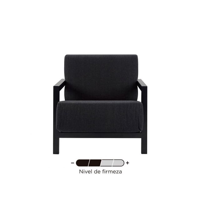 Sillón Duo - Negro Weik Contemporáneo
