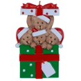 thumbnail image 6 of Maxora Personalized Ornaments Customized Christmas ornament Bear Gift Family of 4 Free Customize, 6 of 9