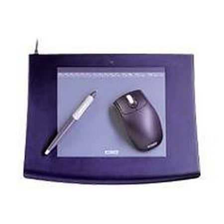 Wacom Intuos2 6 x 8 - Digitizer and mouse set - 8 x 6.4 in - electromagnetic - 3 buttons - wired - USB - blue - retail