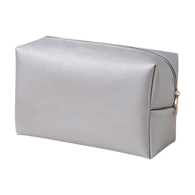 Fiudx Bolsa de Maquillaje Portátil, Organizador de Viaje Moderno, Material Impermeable y Duradero, Diseño Espacioso para Cosméticos, Almacenamiento Multiusos, Accesorio de Viaje para Mujer, Tamaño Co