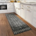 thumbnail image 2 of Addison Rugs Indoor/ Outdoor Addison Yuma Southwest Motif Washable Area Rug 2'3" x 7'6" - Gray, 2 of 8
