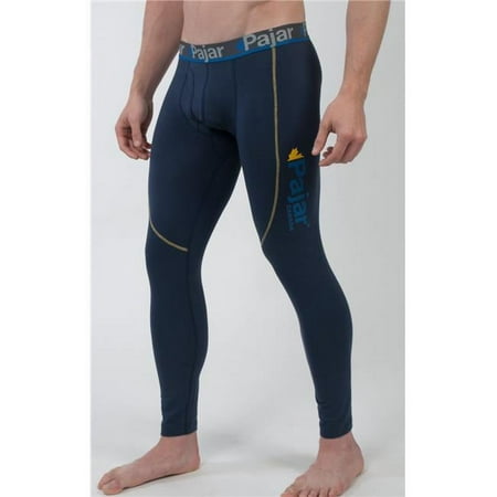 Pajar PAJPM3005NAV-XL Male Merino Wool Long Underwear, Blue - Extra Large
