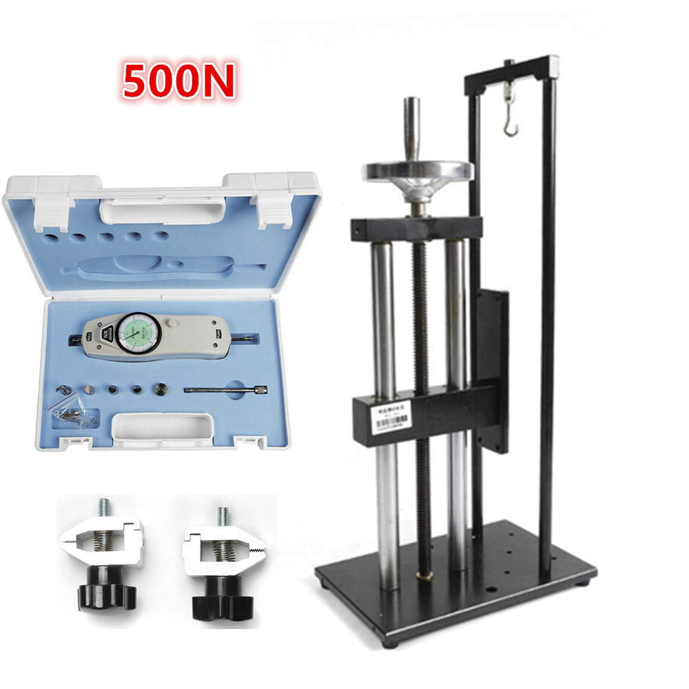 High accuracy 500N Vertical Screw Test Stand with Push Pull Force Gauge New 