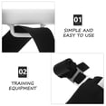 thumbnail image 3 of Luxshiny Sit Ups Helper Floor Bar Black Steel Sit Up Assistance 1 Set, 3 of 8