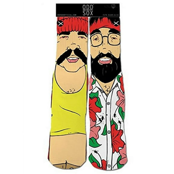 ODD SOX, Movies, Cheech & Chong High Guys, Novelty Crew Socks, Weed Funny Cool