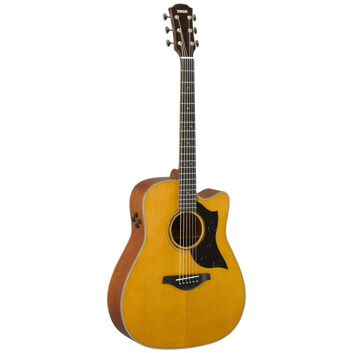 Yamaha A5M All Solid Acoustic Electric Guitar w/Hardcase - Vintage Natural